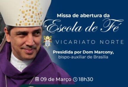 Missa de abertura da Escola de Fé no Vicariato Norte