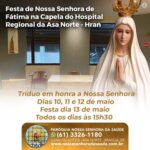 Festa de Nossa Senhora de Fátima na Capela do Hospital Regional da Asa Norte – Hran