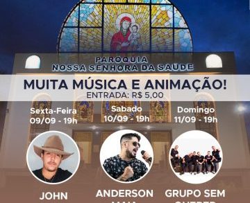 Quermesse da Padroeira = comida, música ao vivo e muita animação