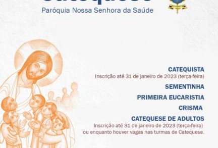 Inscrições para Catequese 2023