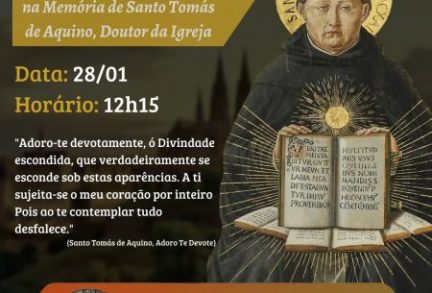 Santa Missa na Memória de Santo Tomás