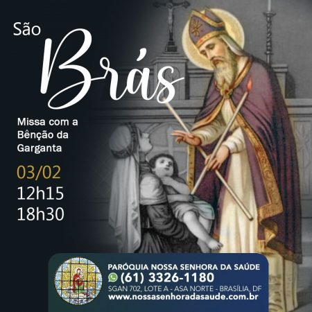 Missa de São Brás « Santuário Nossa Senhora da Saúde