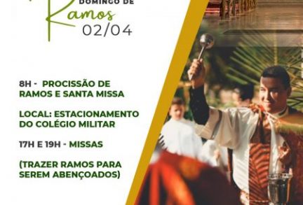 Dia 2 de abril – Domingo de Ramos