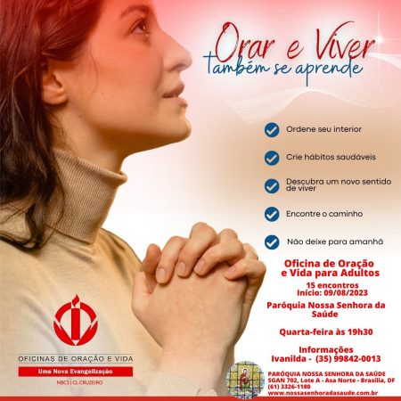 Oficina de Oração e Vida « Santuário Nossa Senhora da Saúde