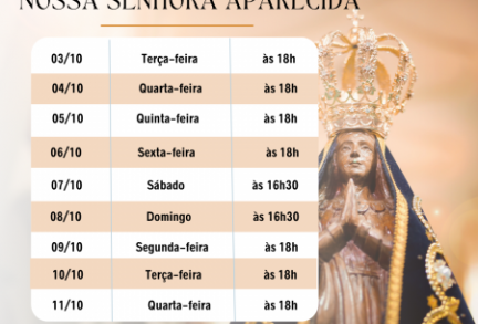 Novena em Honra a Nossa Senhora Aparecida 2023