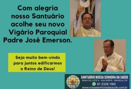 Novo Vigário Padre José Emerson