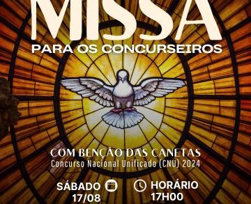 Missa com bênçãos para os concurseiros