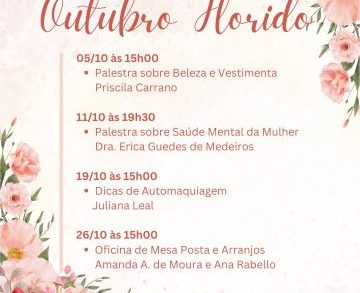 Outubro Florido - Faça sua inscrição