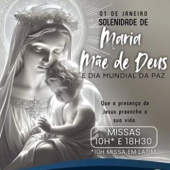 Solenidade de Maria Mãe de Deus e Dia Mundial da Paz