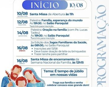 Semana Nacional das Famílias