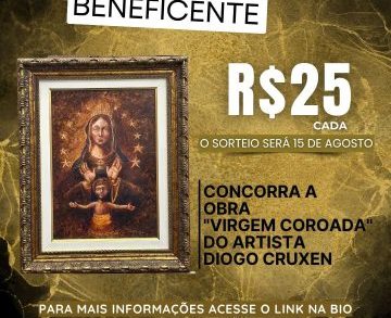 Concorra à Obra "Virgem Coroada" do Artista Diogo Cruxen