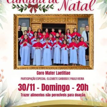 Cantata de Natal do Coro infantojuvenil Mater Laetitiae