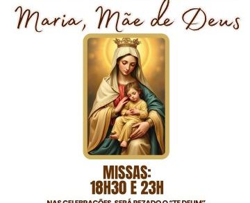 Missas do dia 31 de dezembro de 2025