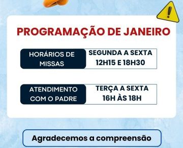 Durante o mês de janeiro de 2026