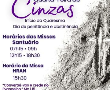 Quarta-feira de Cinzas 2026