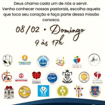 Workshop das Pastorais. Participe!