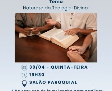 Escola Permanente da Fé - 30 de abril