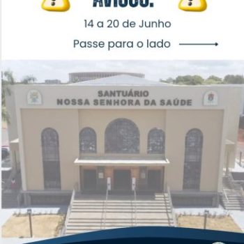 Avisos da Semana de 14 a 20 de junho