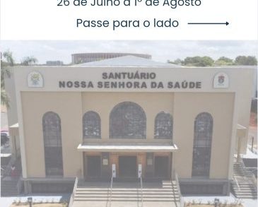 Avisos da Semana de 26/7 a 1°/8