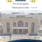 Avisos da Semana de 16 a 22 de agosto