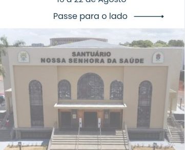 Avisos da Semana de 16 a 22 de agosto