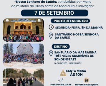 Caminhada da Fé - não é necessário fazer inscrição